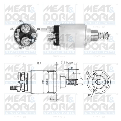 Solenoid Switch, starter